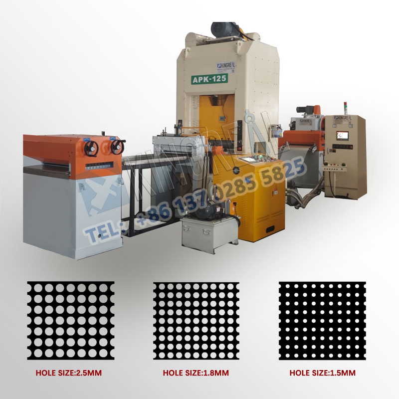 aluminum perforated machine