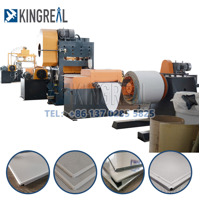 metal ceiling tile machine