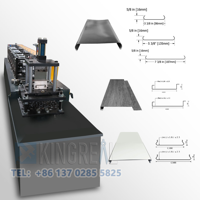 linear strip ceiling machine