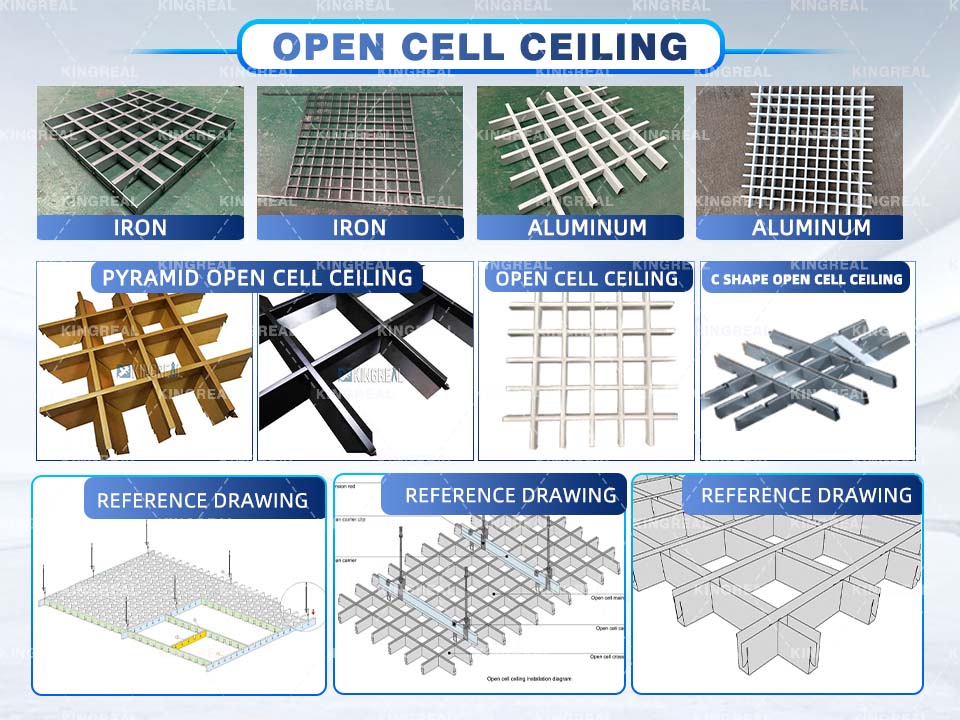 open cell ceiling machine