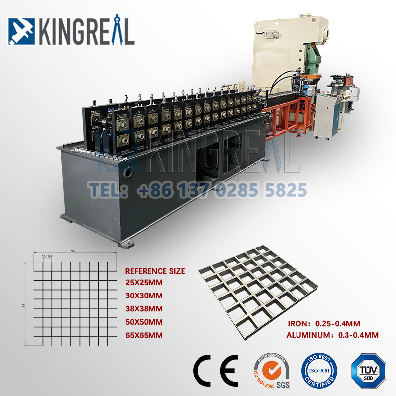 open cell ceiling making machine