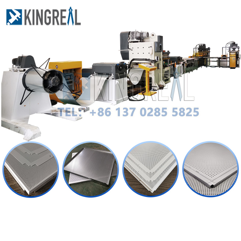 How are metal ceiling tiles manufactured?