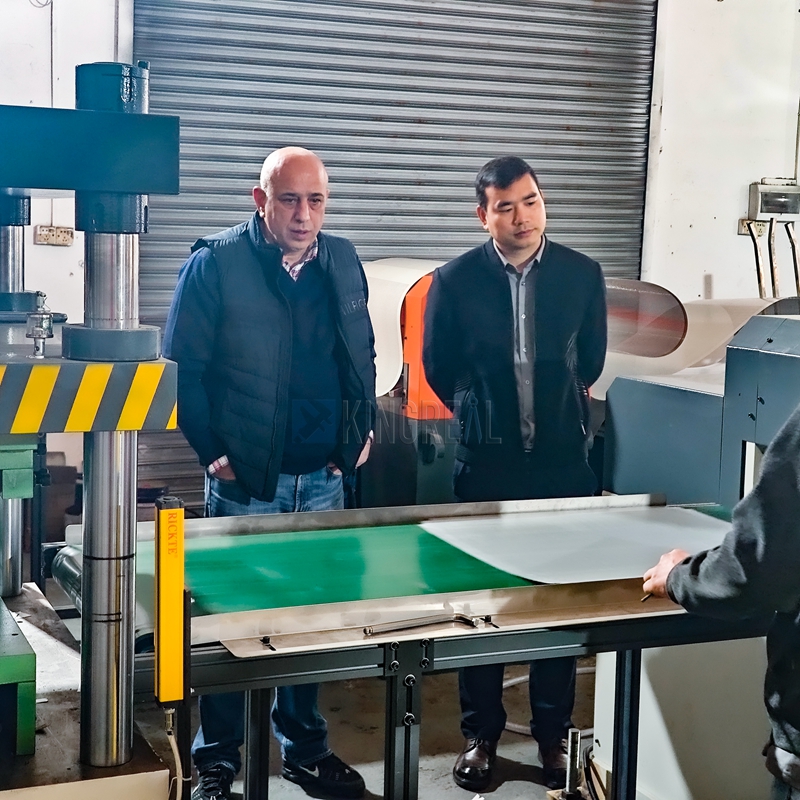 Iran Customer Visit-- Metal punching Machine