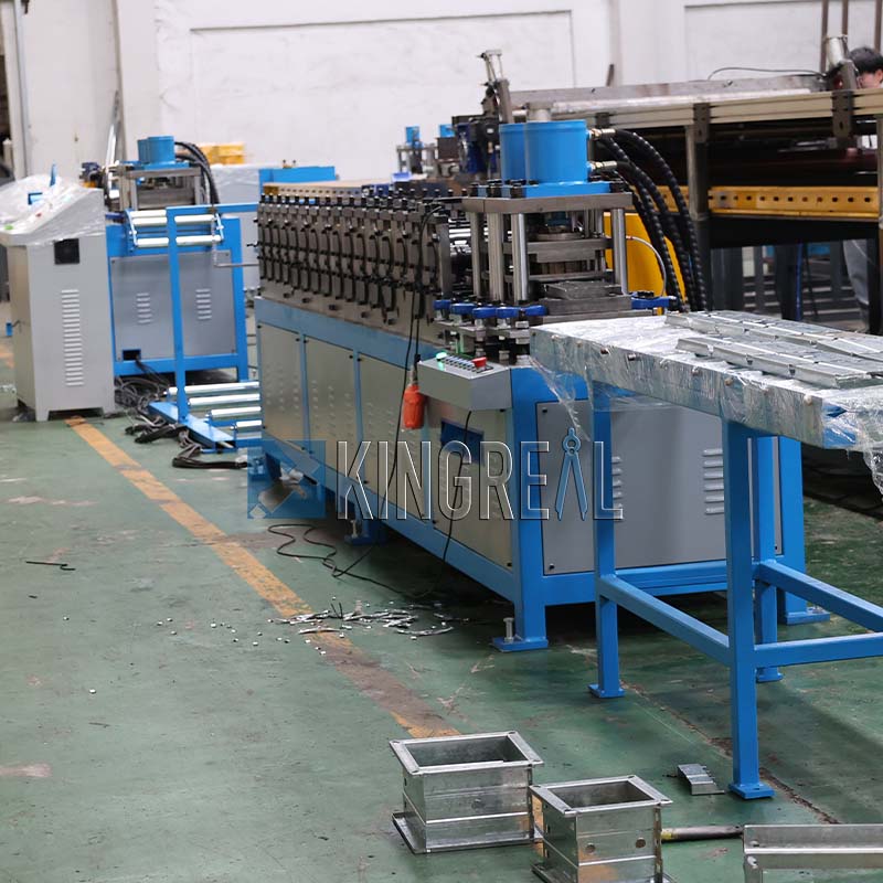 volume control damper frame machine