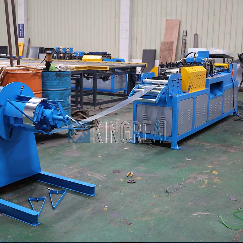 volume control damper frame machine