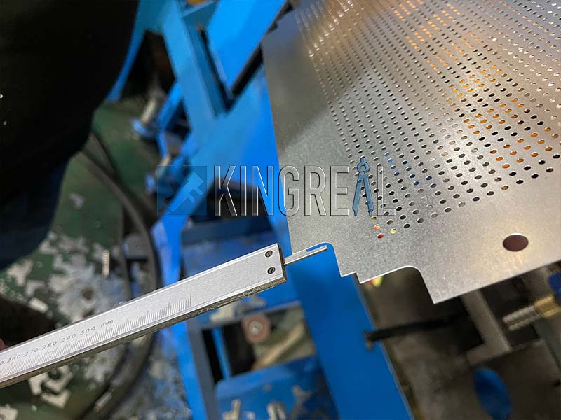 sheet metal perforation line