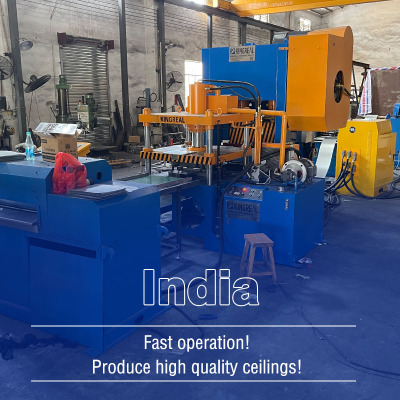 تم شحن آلة السقف الزائف إلى الهند