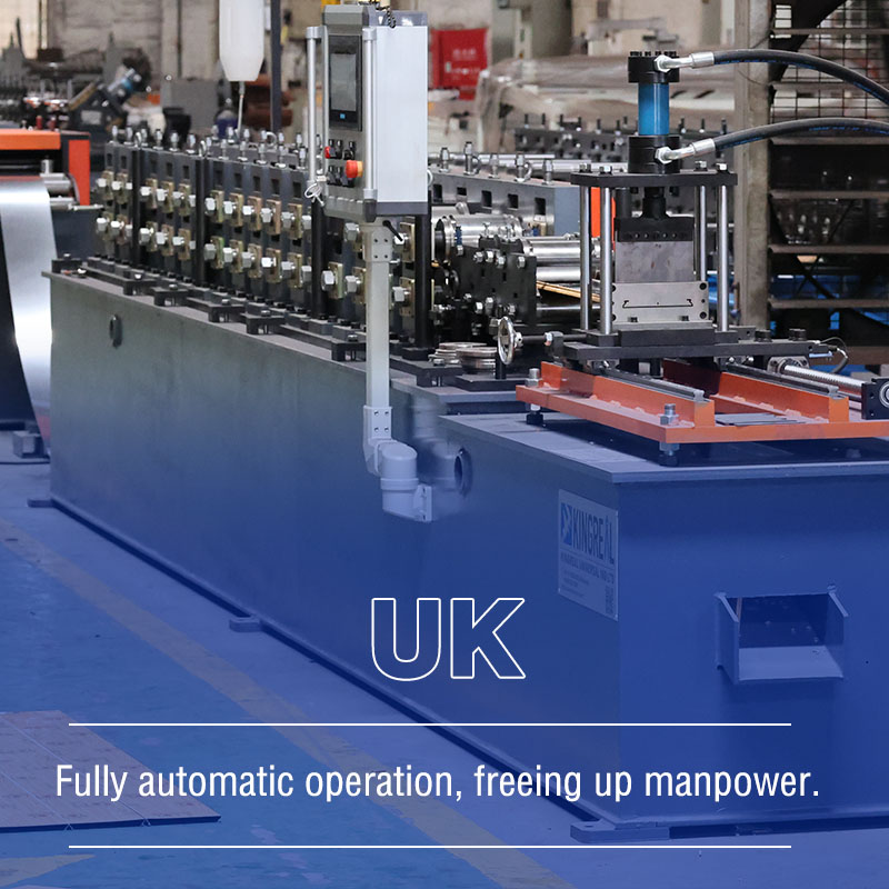 Linear Strip Ceiling Machine Shipped to UK