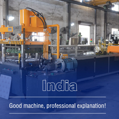 Indian Customer Visit KINGREAL Factory -- Fully Automatic Metal Ceiling Tiles Production Line