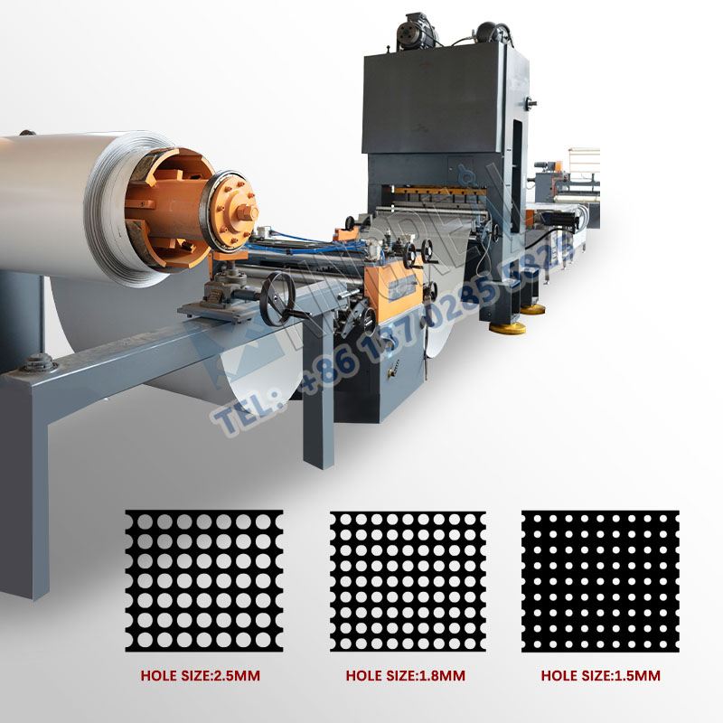 How do you perforate metal sheets?