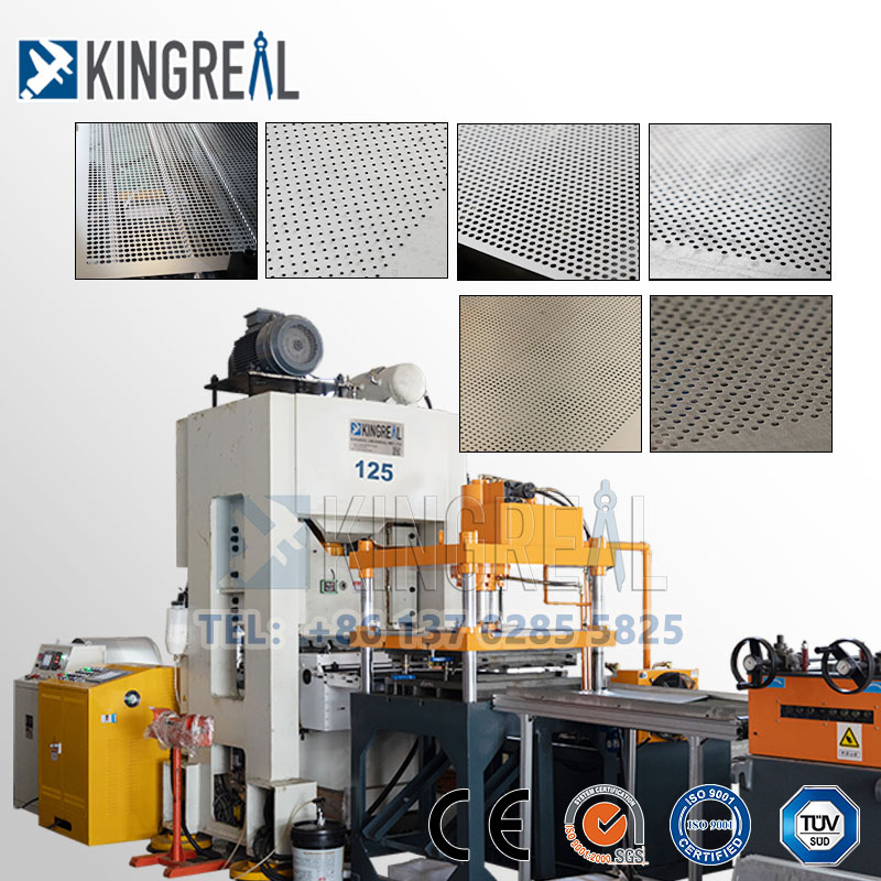What is a perforated metal ceiling tile?