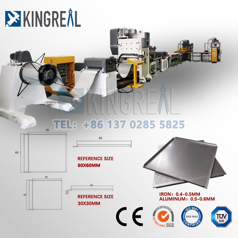 metal ceiling making machine
