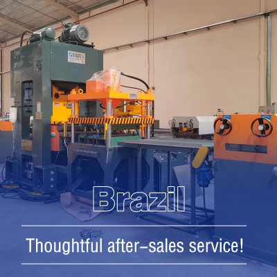 Metal Ceiling Perforation Line Local After-sales Service in Brazil