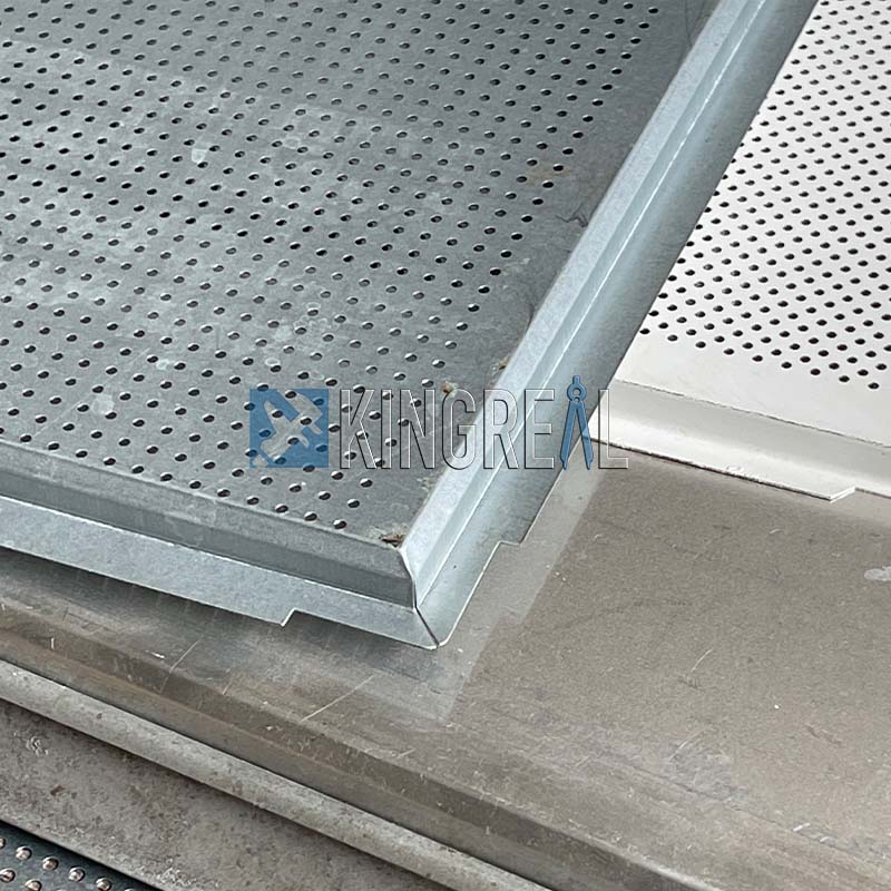 perforated metal ceiling panel machine