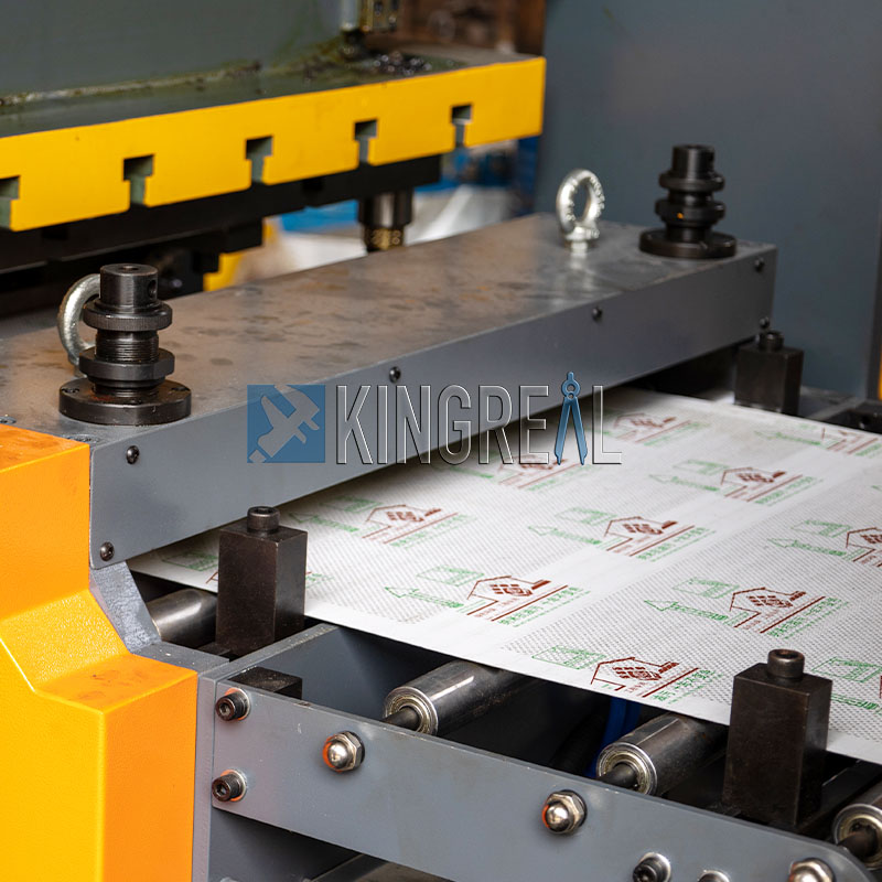 metal ceiling tile perforation line