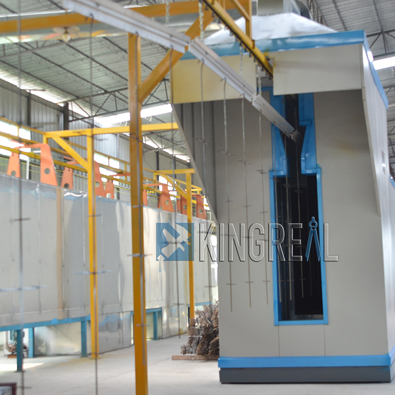 metal powder coating production line