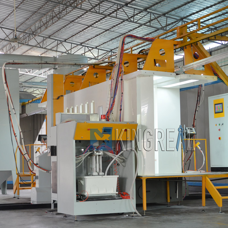 metal powder coating line