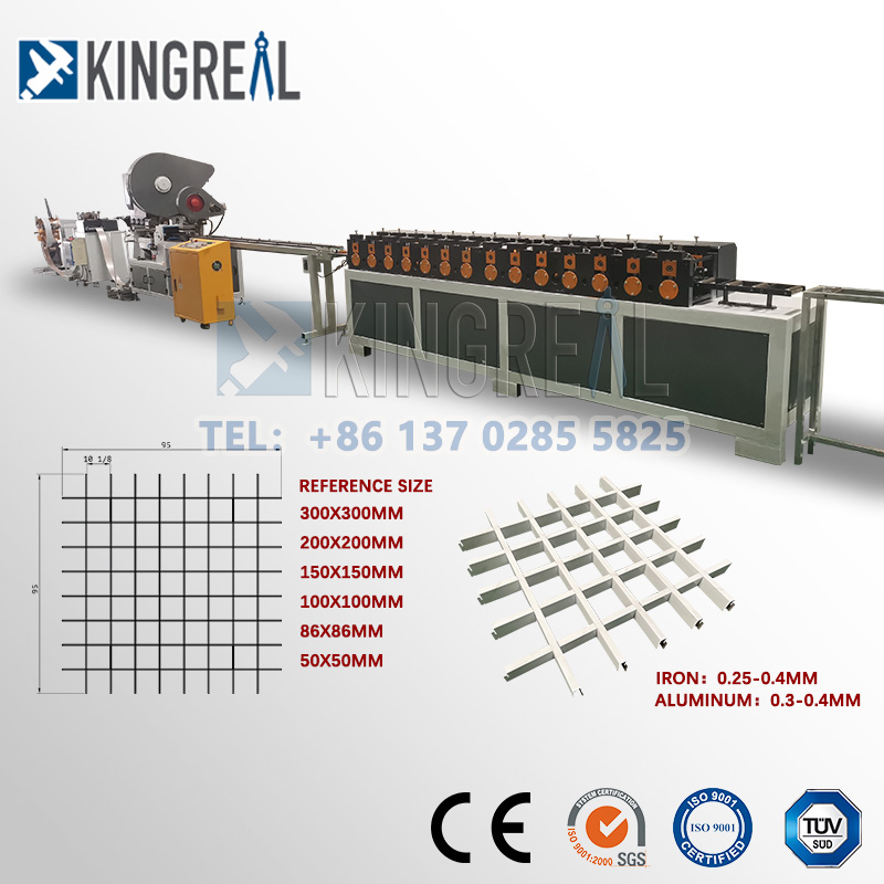 open cell ceiling production line