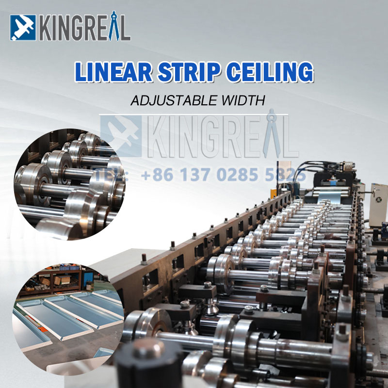 linear strip ceiling making machine