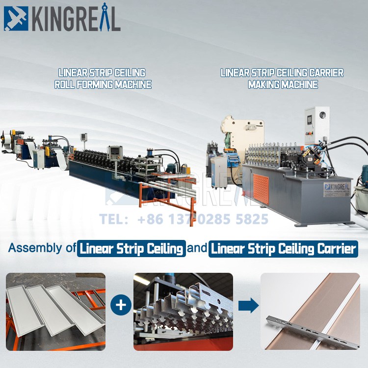 linear strip ceiling making machine