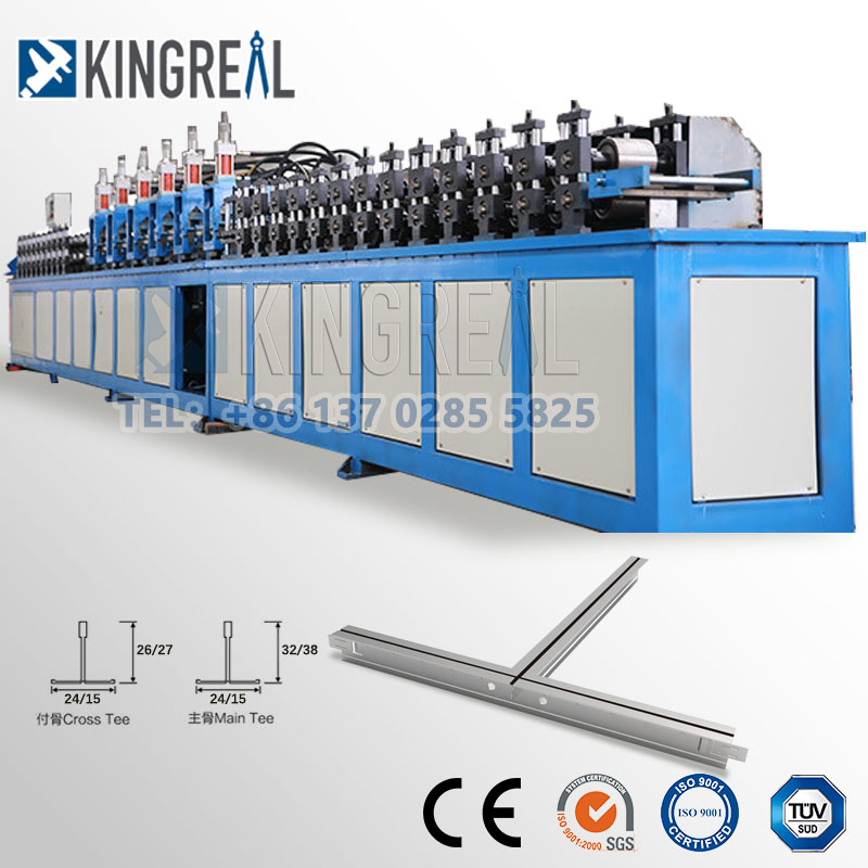 ceiling t bar machine