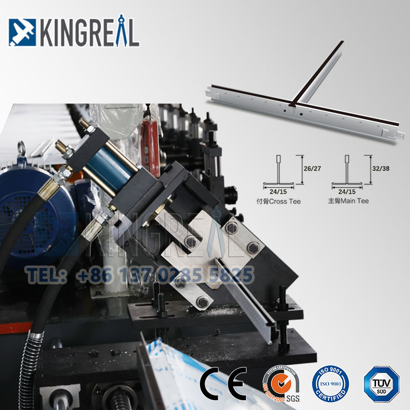 ceiling t bar machine