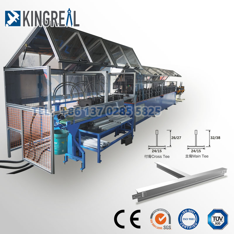 ceiling t grid machine