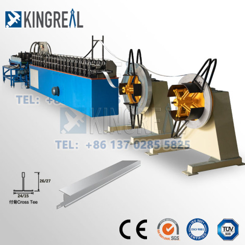 Máquina de rejilla en T para techo
