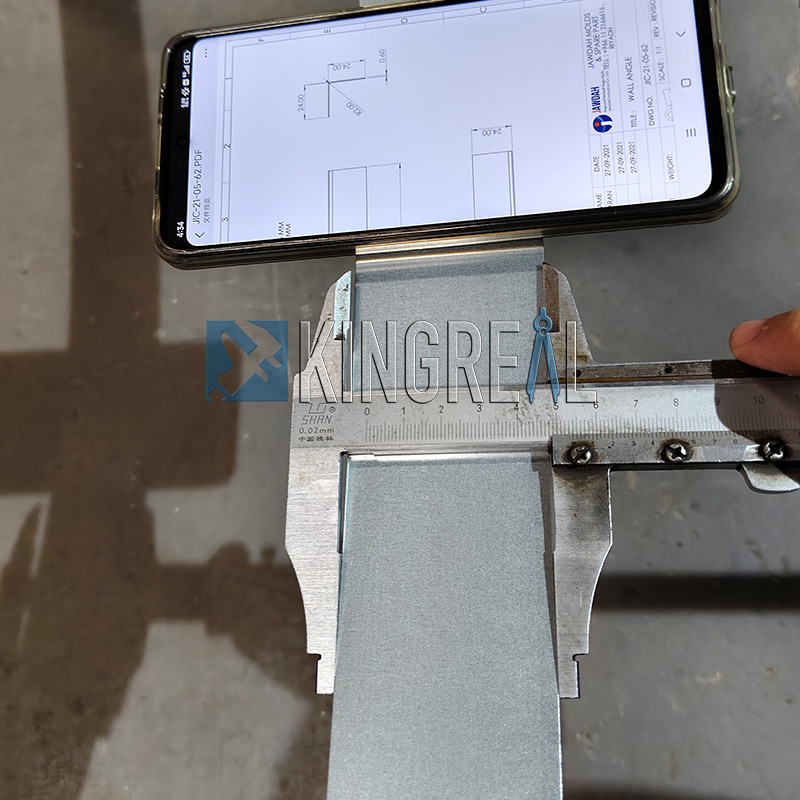wall angle making machine