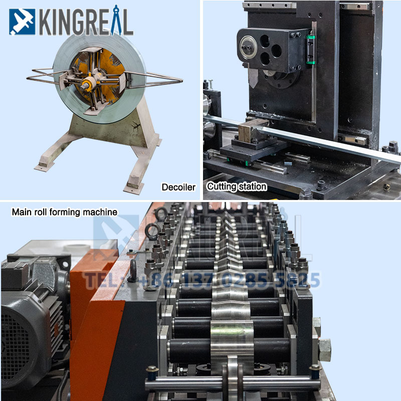 Machine de fabrication d'angles muraux