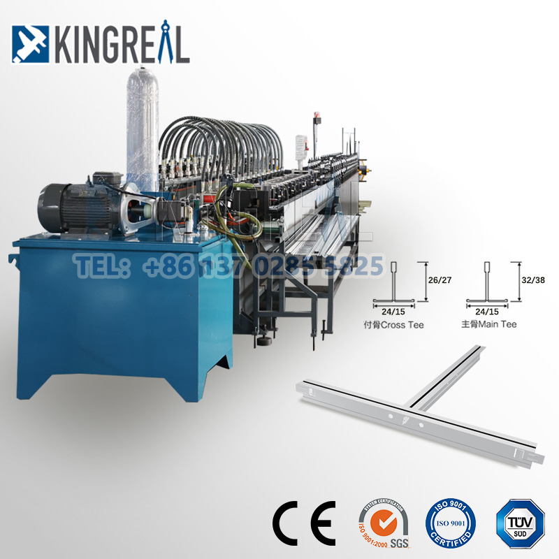 ceiling t bar machine