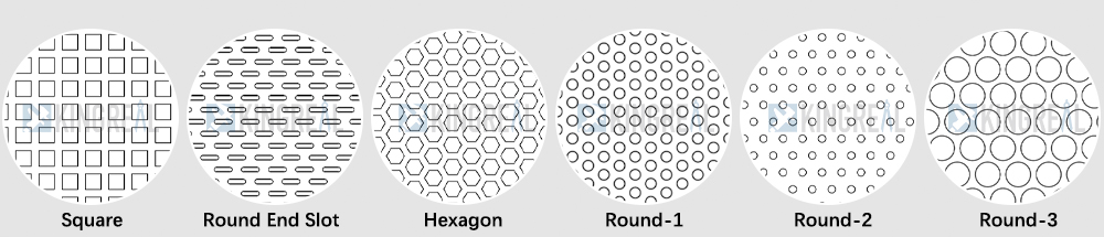 aluminum perforated machine