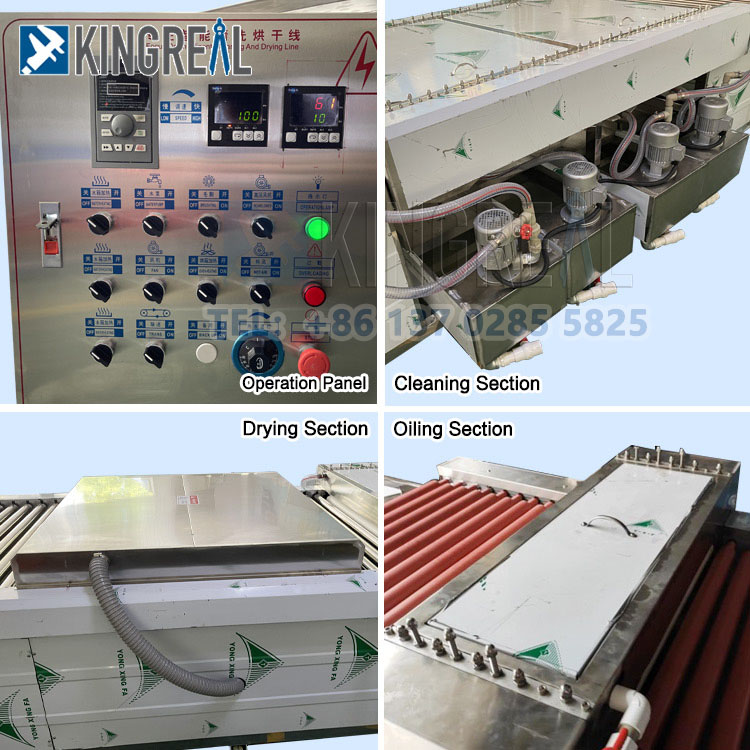 Cleaning and Drying machine for Metal ceiling