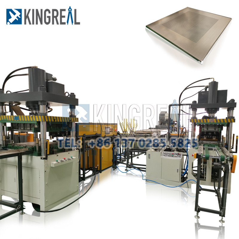 Cleaning and Drying machine for Metal ceiling