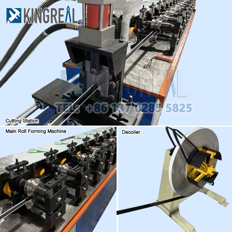 آلة زاوية السقف والجدار على شكل حرف T