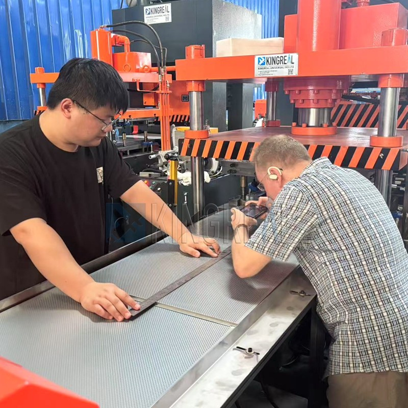 metal ceiling tile making machine