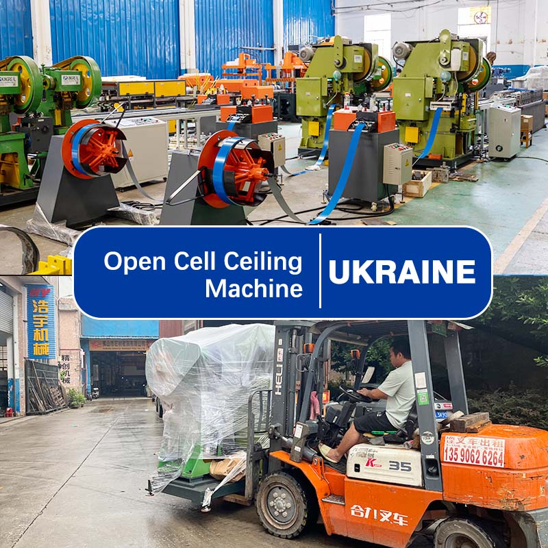 Open Cell Ceiling Machine to Ukraine