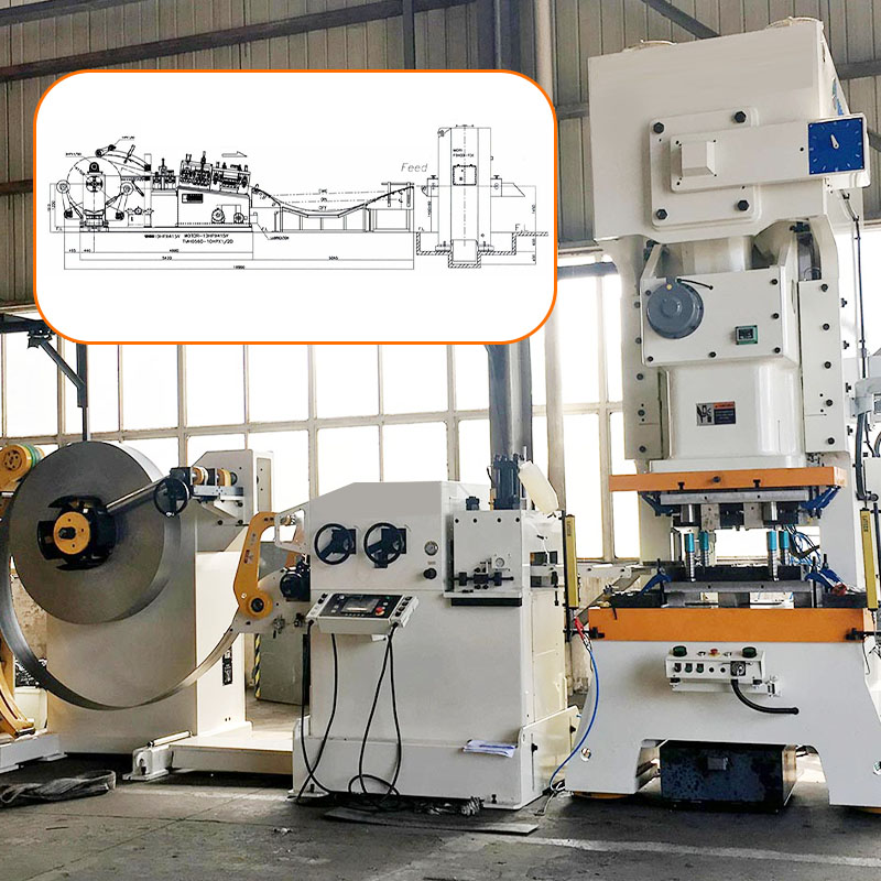 How does a mechanical press punch work?