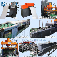 Linha de produção de placas de teto de metal