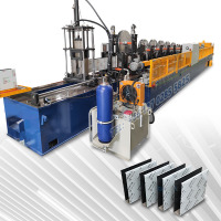 Línea de perfilado de techos con deflectores en U de 300 mm