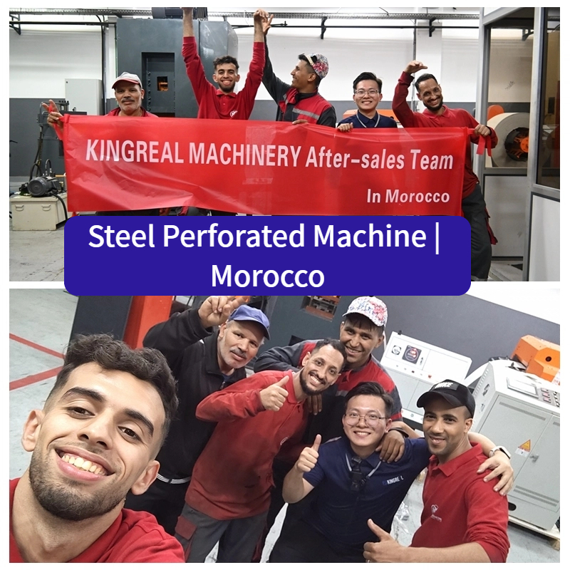 steel perforated machine