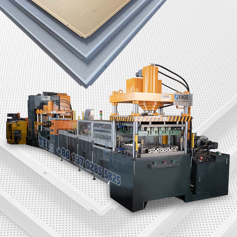 High Speed 60X60CM Metal Ceiling Tiles Machine