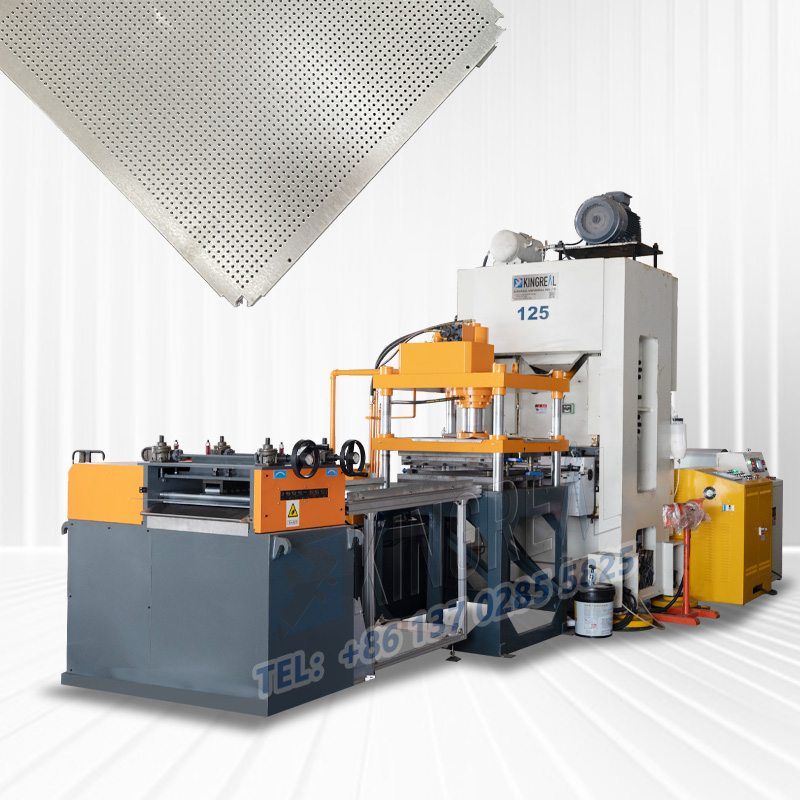 metal ceiling perforation machine