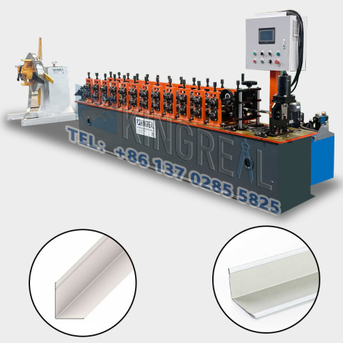 Macchina per la produzione di profili a L