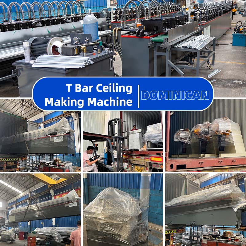 ceiling t bar machine