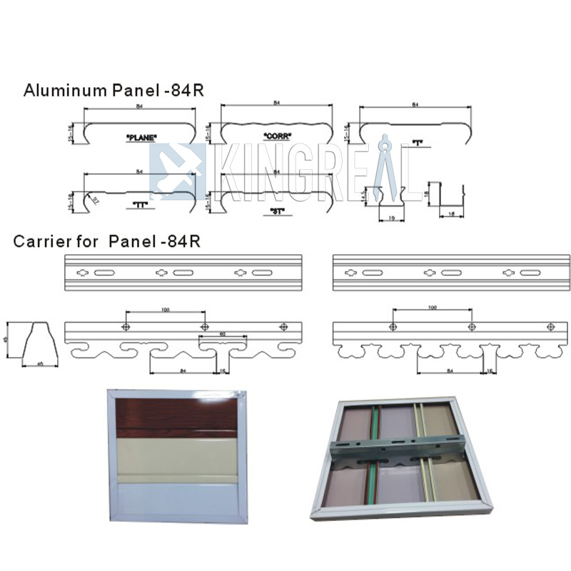 suspended strip ceiling panel machine