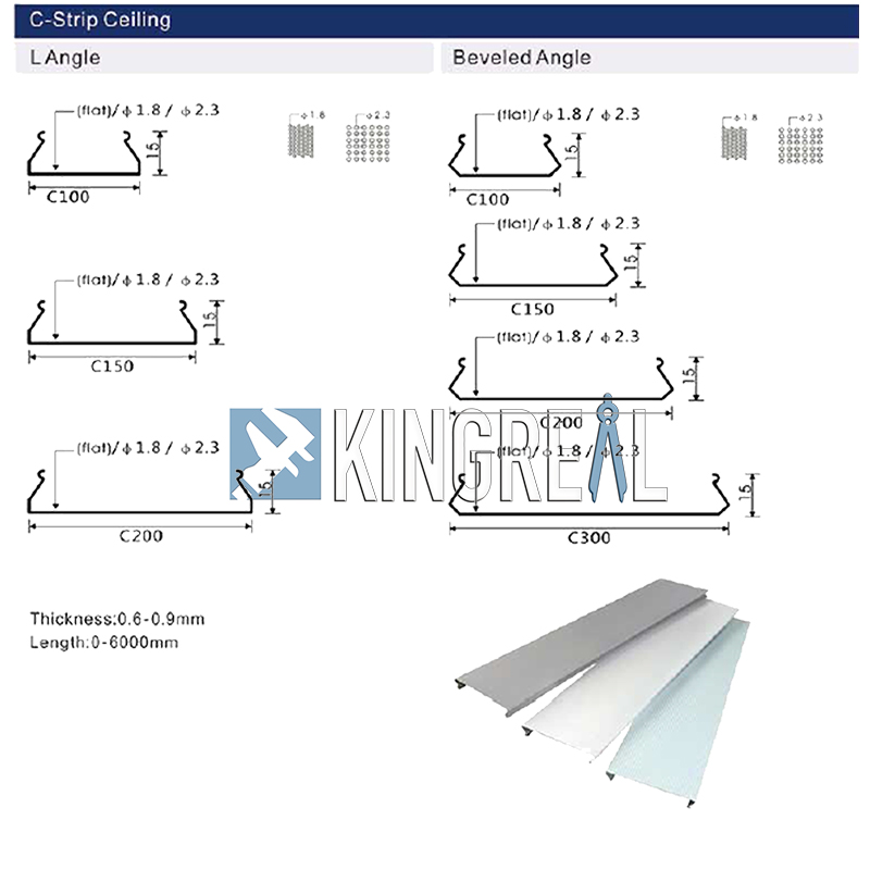 aluminum strip ceiling panel machine