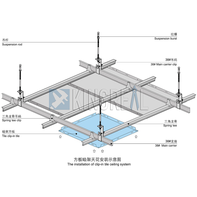 ceiling carrier production line ceiling carrier production line