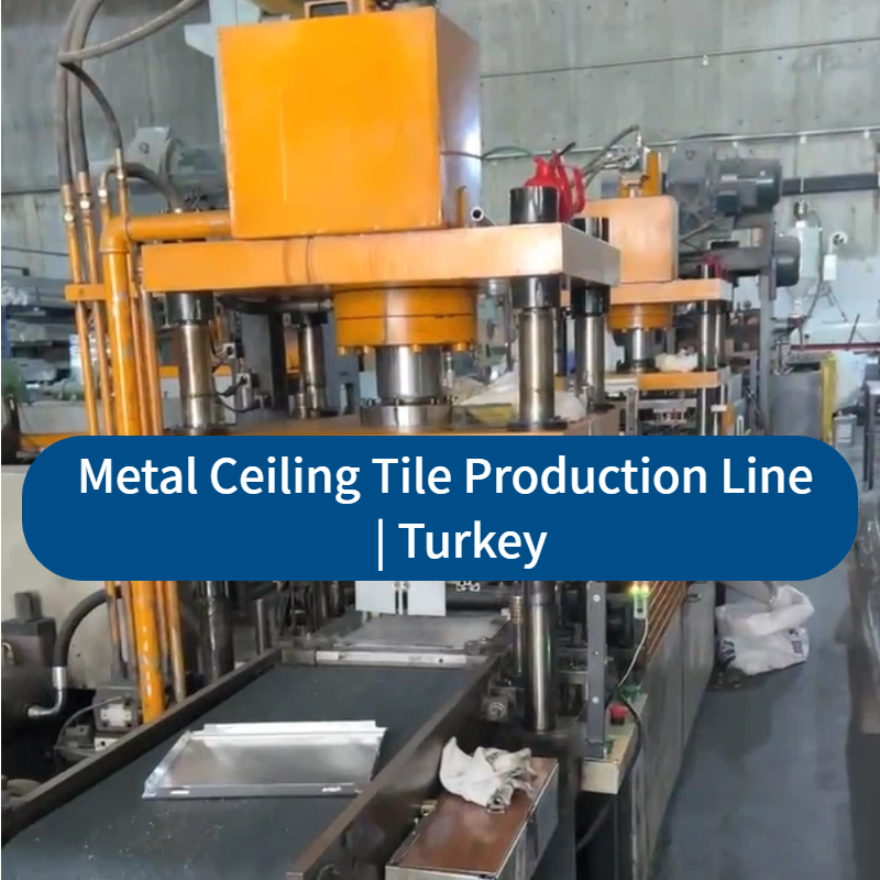 metal ceiling tile production line