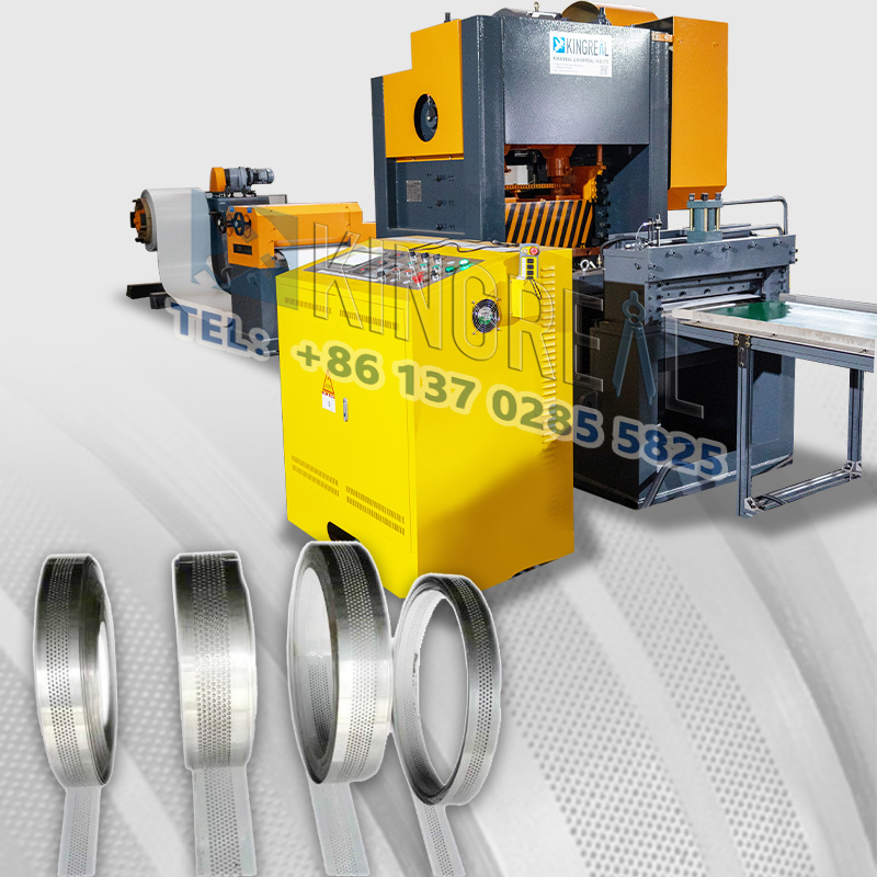 aluminium strip perforated machine